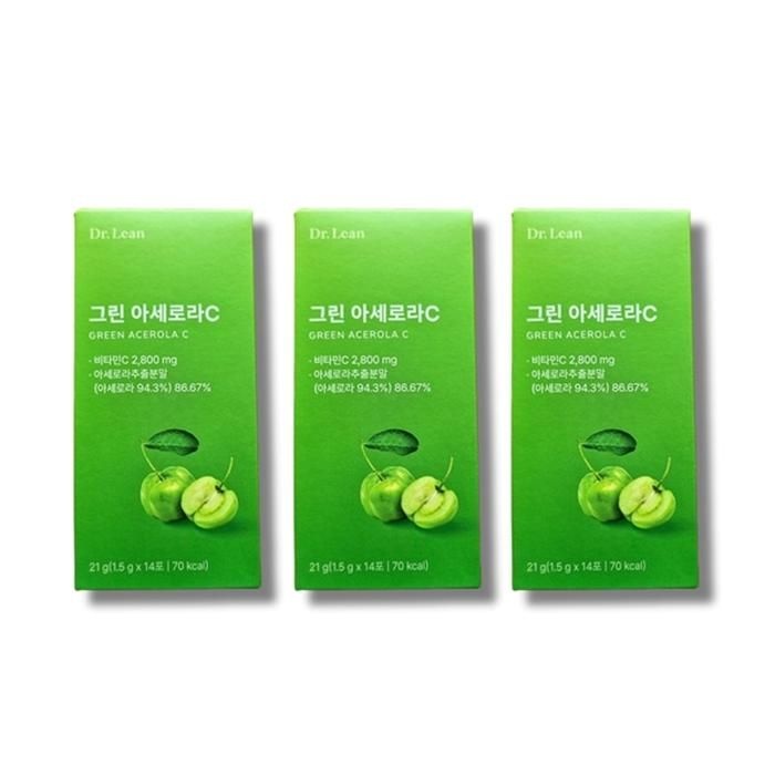 [보리담다] 닥터린 그린 아세로라C 1.5g x 14포 3박스