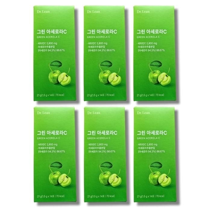 닥터린 그린 아세로라C 1.5g x 14포 6박스