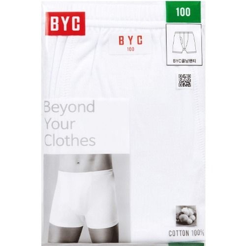 BYC 비와이씨 골남팬티 40수 순면 백색 흰색 5p 드로즈팬티 2213