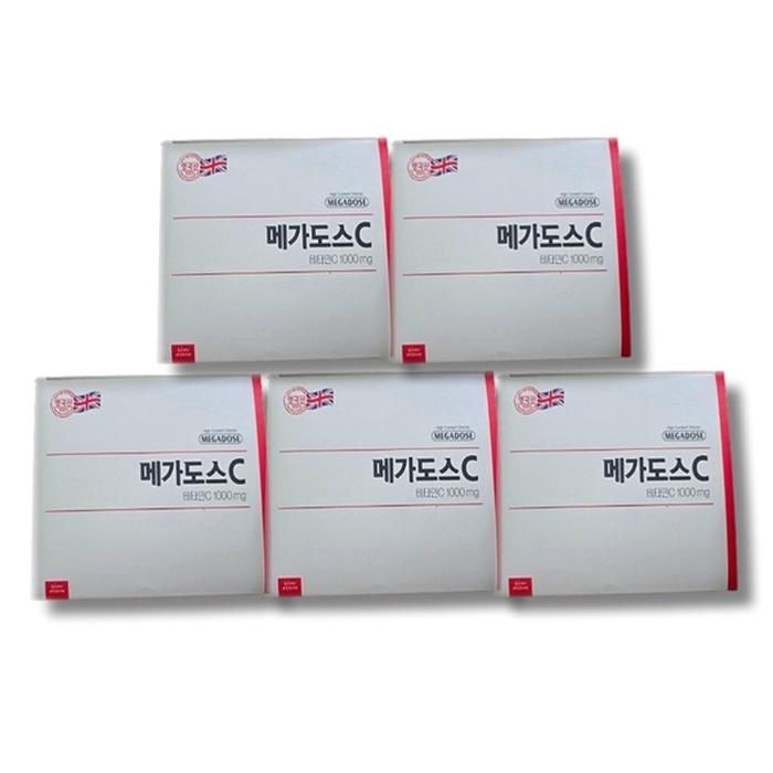고려은단 메가도스C 비타민C 1000mg X 180포 5박스