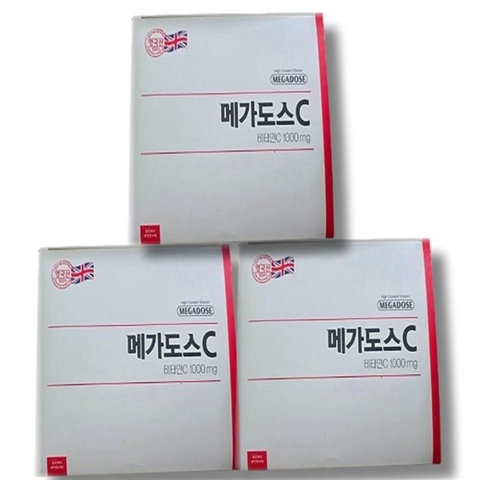고려은단 메가도스C 비타민C 1000mg X 180포 3박스