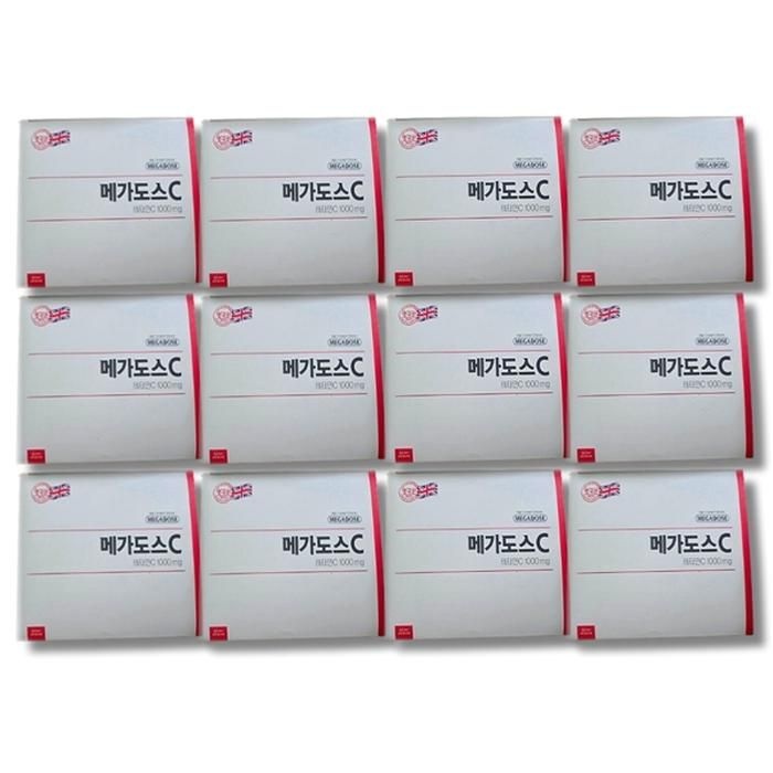 고려은단 메가도스C 비타민C 1000mg X 180포 12박스
