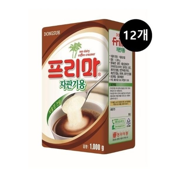 동서식품 프리마 자판기용 1kg 12개