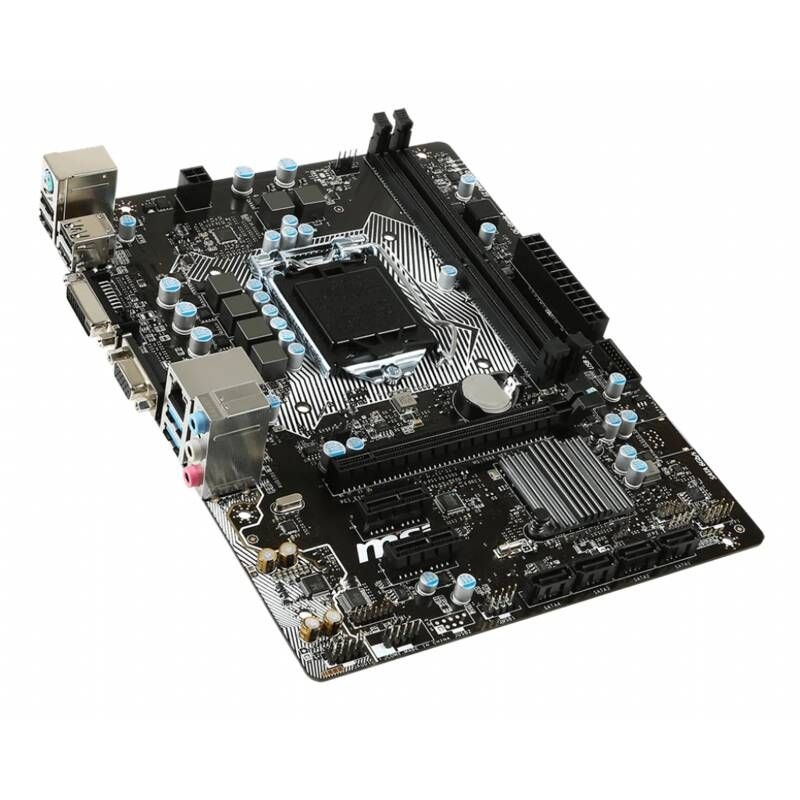 [해외] 마더보드 메인보드 LGA 1151 H110M PRO -V DDR4 32GB DVI USB3.0 2133MHz 데스크탑 인텔 H110 세트 중고