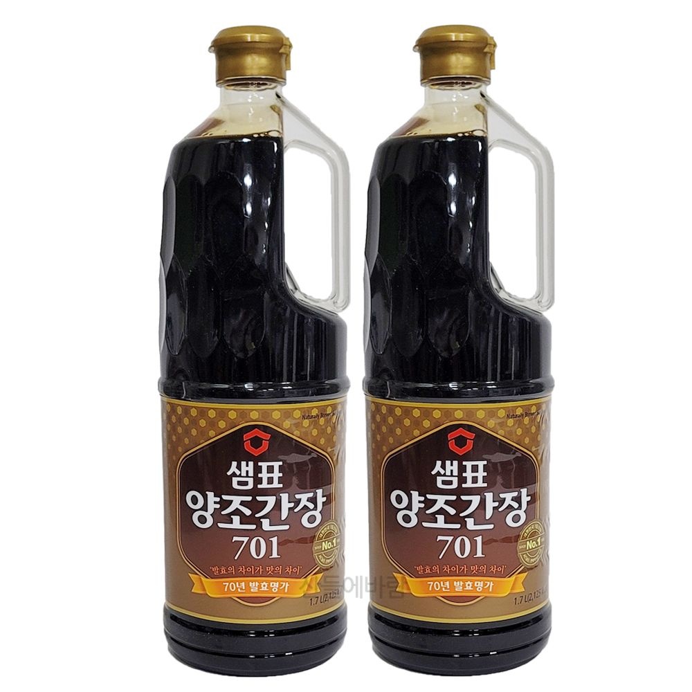 샘표간장 701 x 2병 진간장 양조간장  특급 샘표진간장