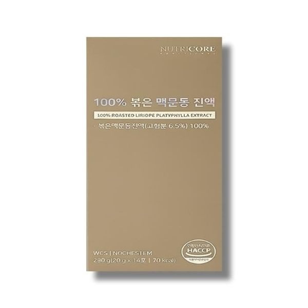 [보리담다] 뉴트리코어 100 볶은 맥문동 진액 20g x 14포