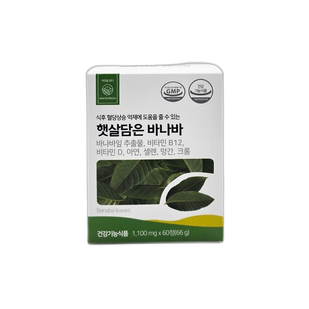 파이토테크 햇살담은 바나바 60정 1개