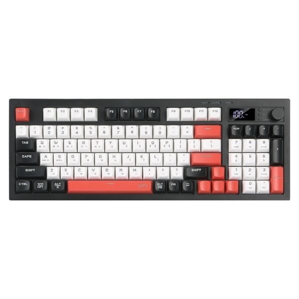 [오늘출발] 지클릭커 OFFICEPRO WK50 사일런스 M RGB 무소음 방수 무선 블루투스 94 (Poker)