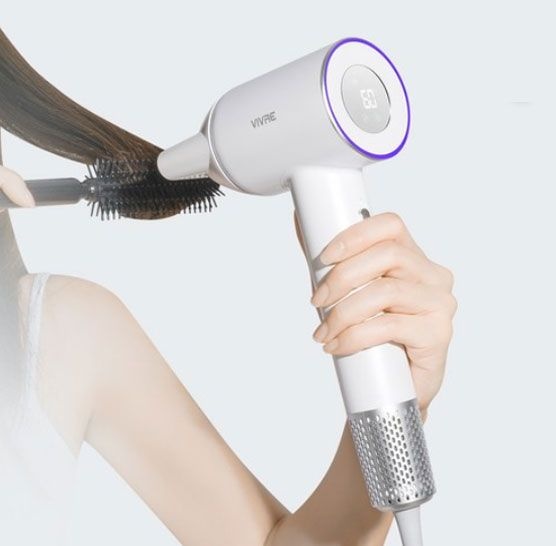 비브르 BLDC 에어스톰 드라이기 V-HD8 음이온 초경량 LED 스마트 온도조절