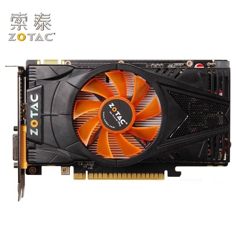 UnKnown [해외] 기존 ZOTAC GeForce GTX 550Ti 1GD5 그래픽 카드 인터넷 바 NVIDIA GTX500 GTX550Ti 비디오 4100MHz GDDR5 중고