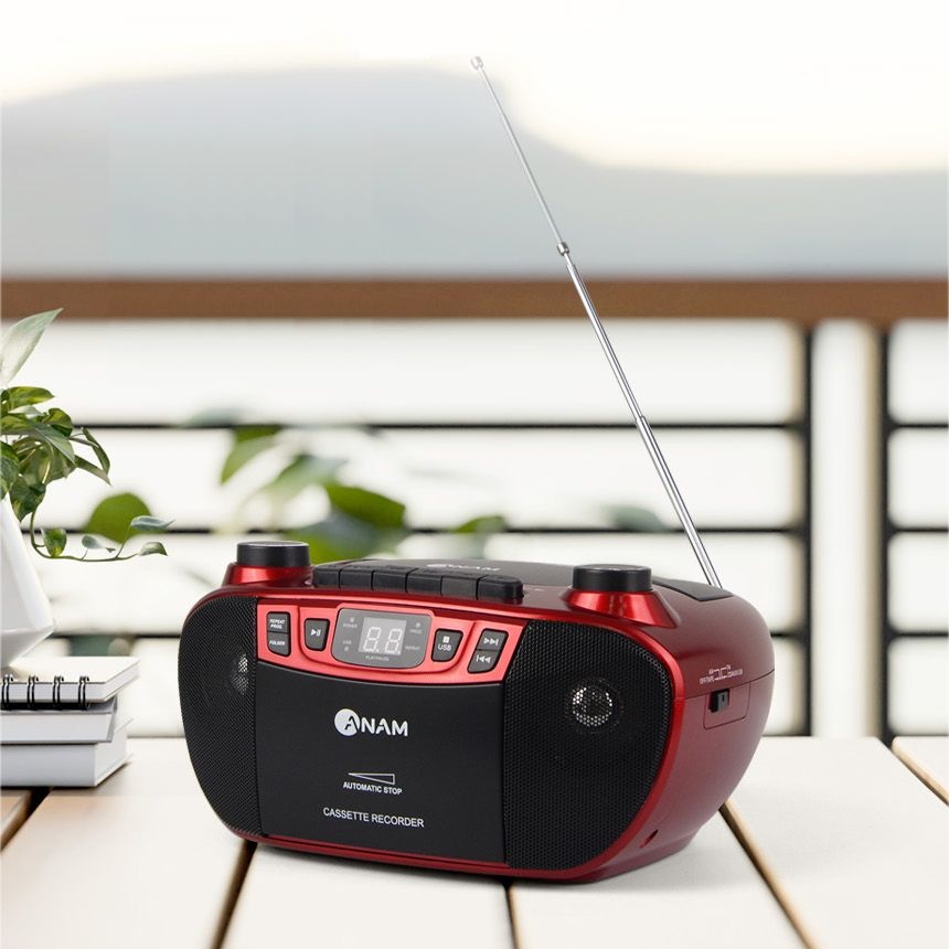[오늘출발] 아남 CD 카세트 플레이어 A-90 CD 테이프 USB 재생 녹음 라디오