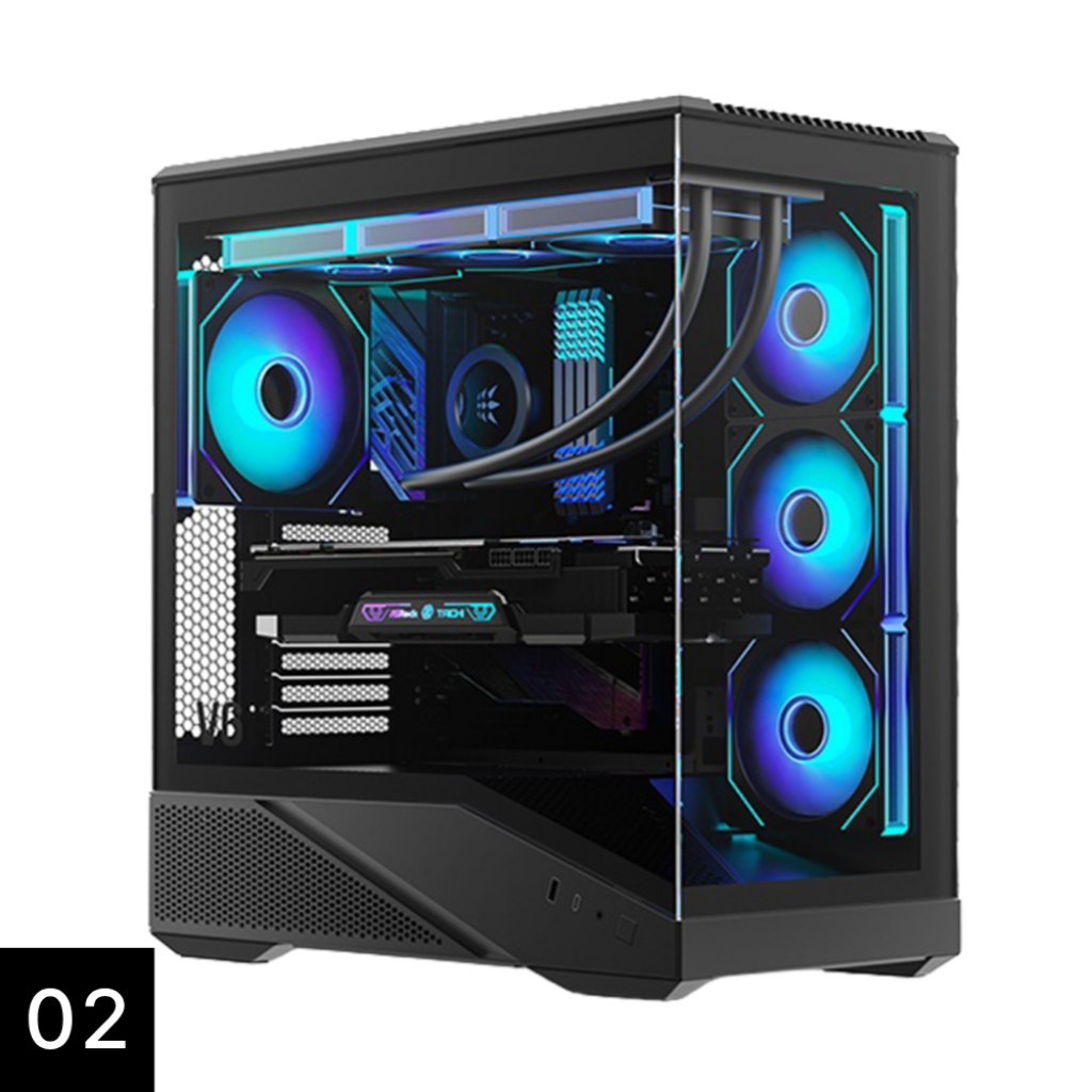 컴집 [컴집] 어비스_02번 (9700X, 32GB, 1TB, RTX 5070, 윈도우11) 디자인용 게임용 고사양 조립PC 본체 디아블로4 피파 배그