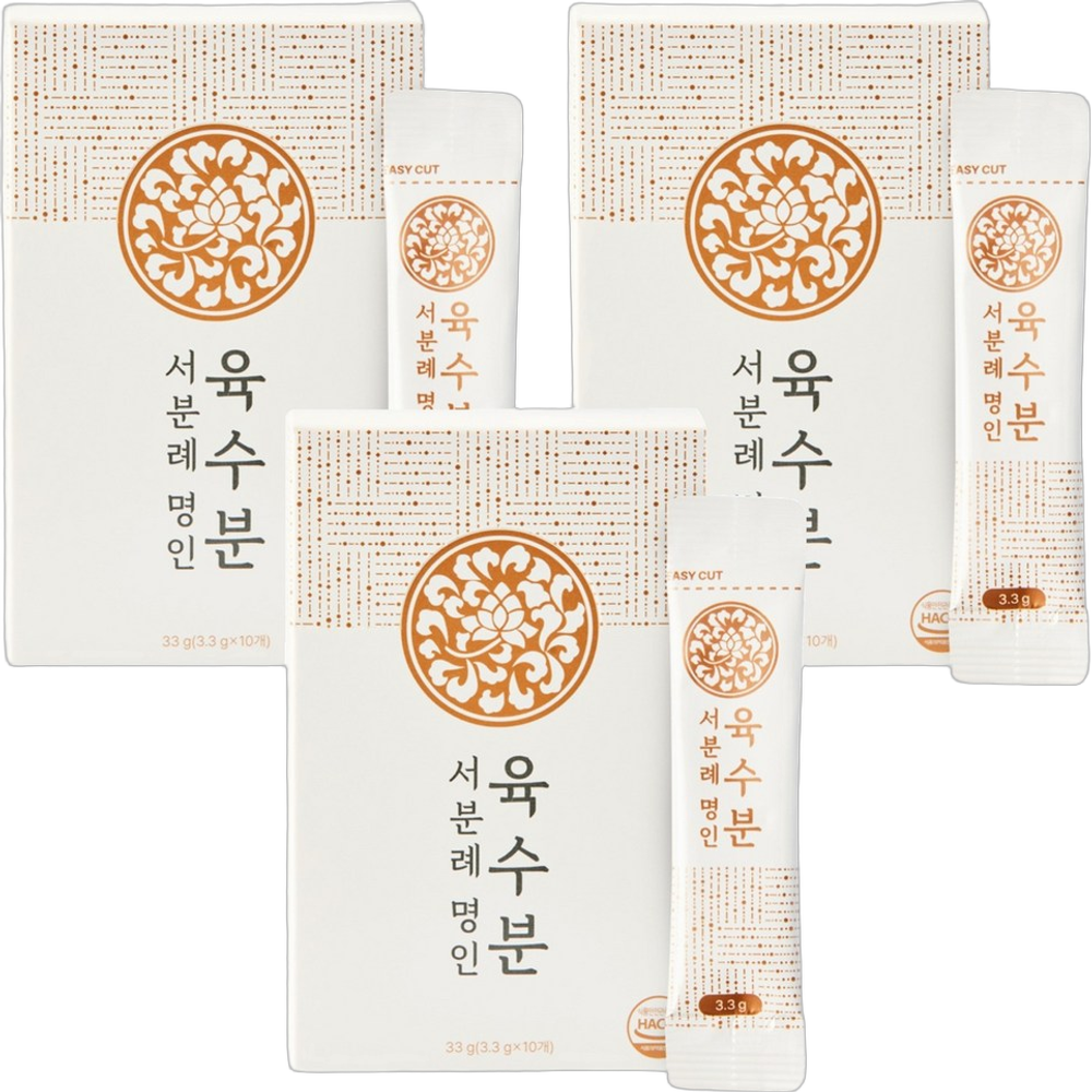 서분례 명인 육수분 10p 33g 3개