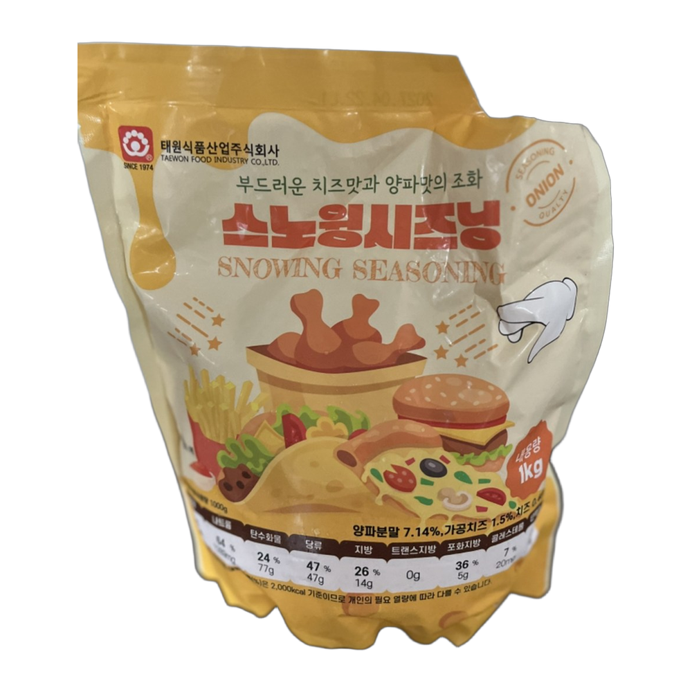 태원식품 스노윙시즈닝 TW 1kg 1개