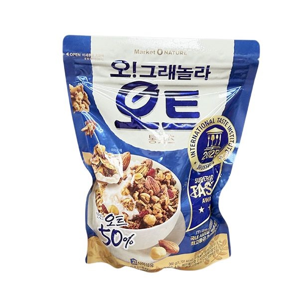 오! 그래놀라 오트 통넛츠 360g x 1개