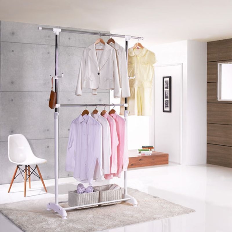 왕자행거 왕자 뉴2단대형이동식행거(색상선택형)_646