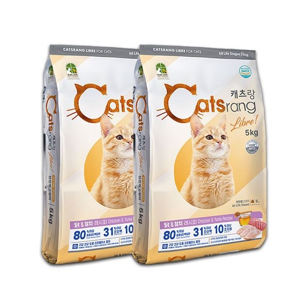 캐츠랑 리브레 전연령 5kgx2개 (10kg) 고양이 사료