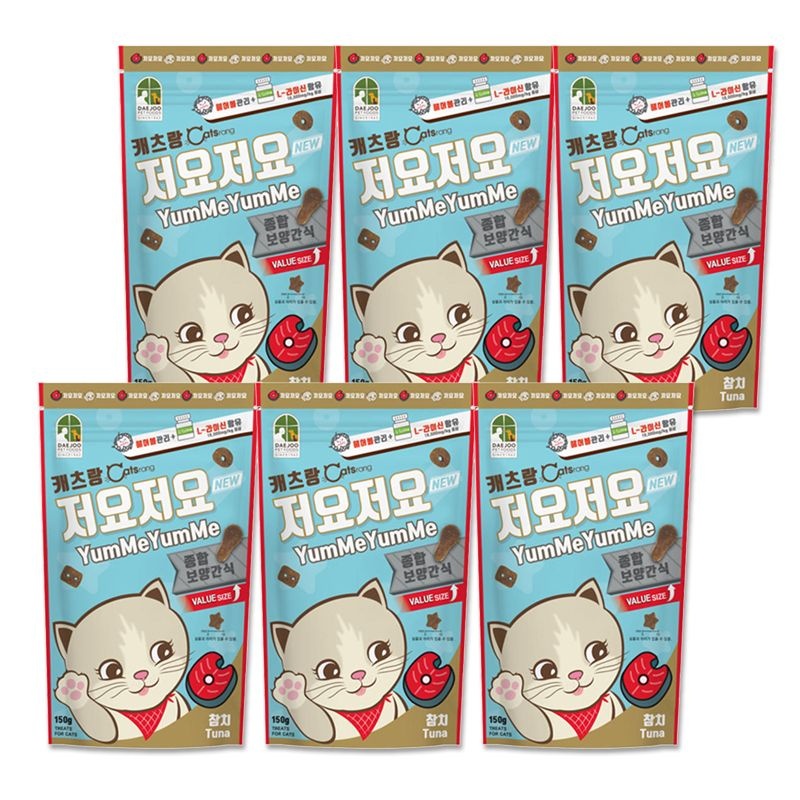캐츠랑 저요저요 참치 150g x 6개