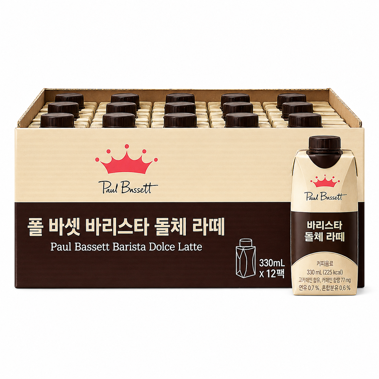 폴바셋 돌체라떼 330ml x 12