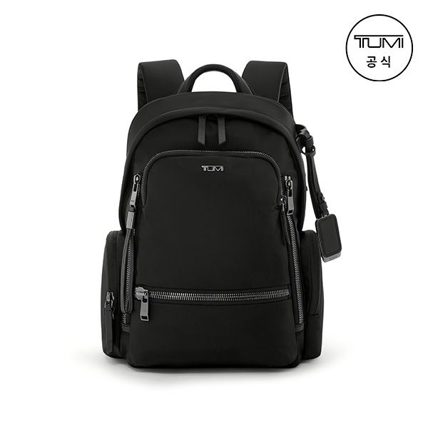 투미 [TUMI KOREA] 보야져 셀리나 미디엄 백팩 블랙/건메탈_0196691DGM