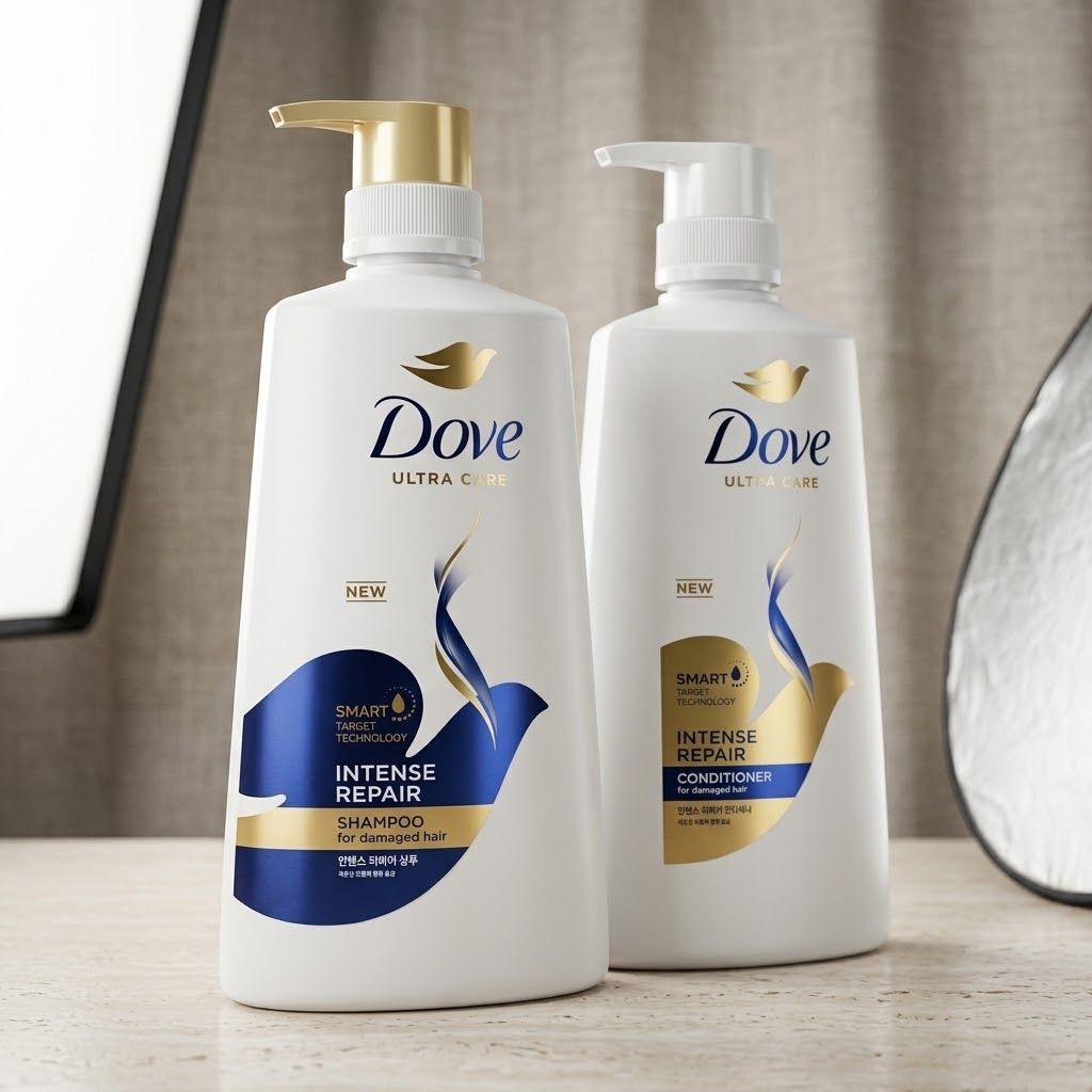 도브 인텐스 리페어 샴푸 컨디셔너 680ml 660ml