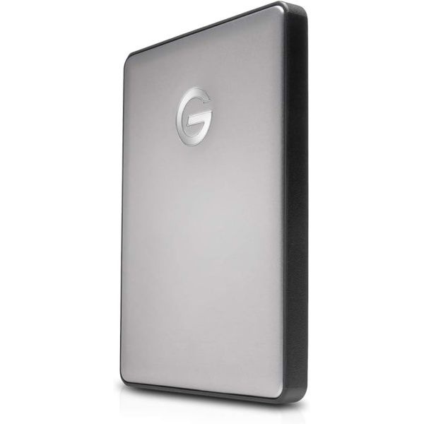 G-Technology 2TB G-Drive 모바일 USB-C (USB 3.1 1세대) 휴대용 외장 하드 드라이브, 스페이스 그레이 - 0G10317