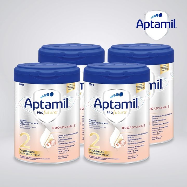 [독일내수용-독일발송] 압타밀 프로푸트라 HMO 2단계 800g x 4통 세트