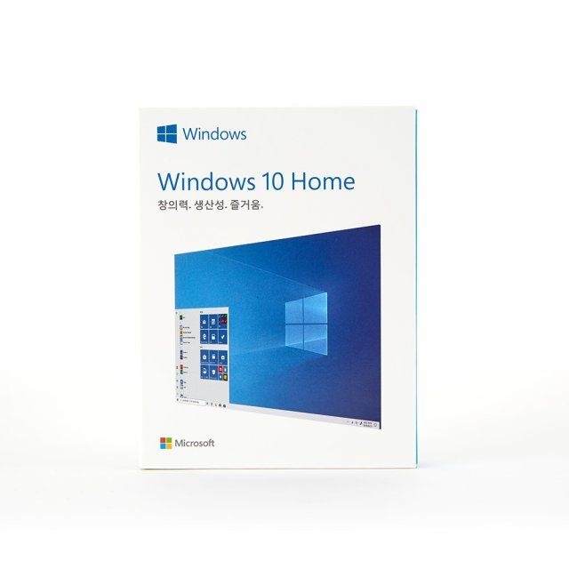 MS공식 MICROSOFT  윈도우 10 홈 처음사용자용 한글