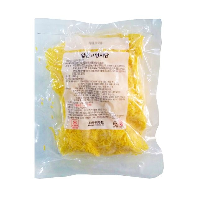 [풍림푸드] 얇은고명지단 700g (냉동) 달걀 지단채