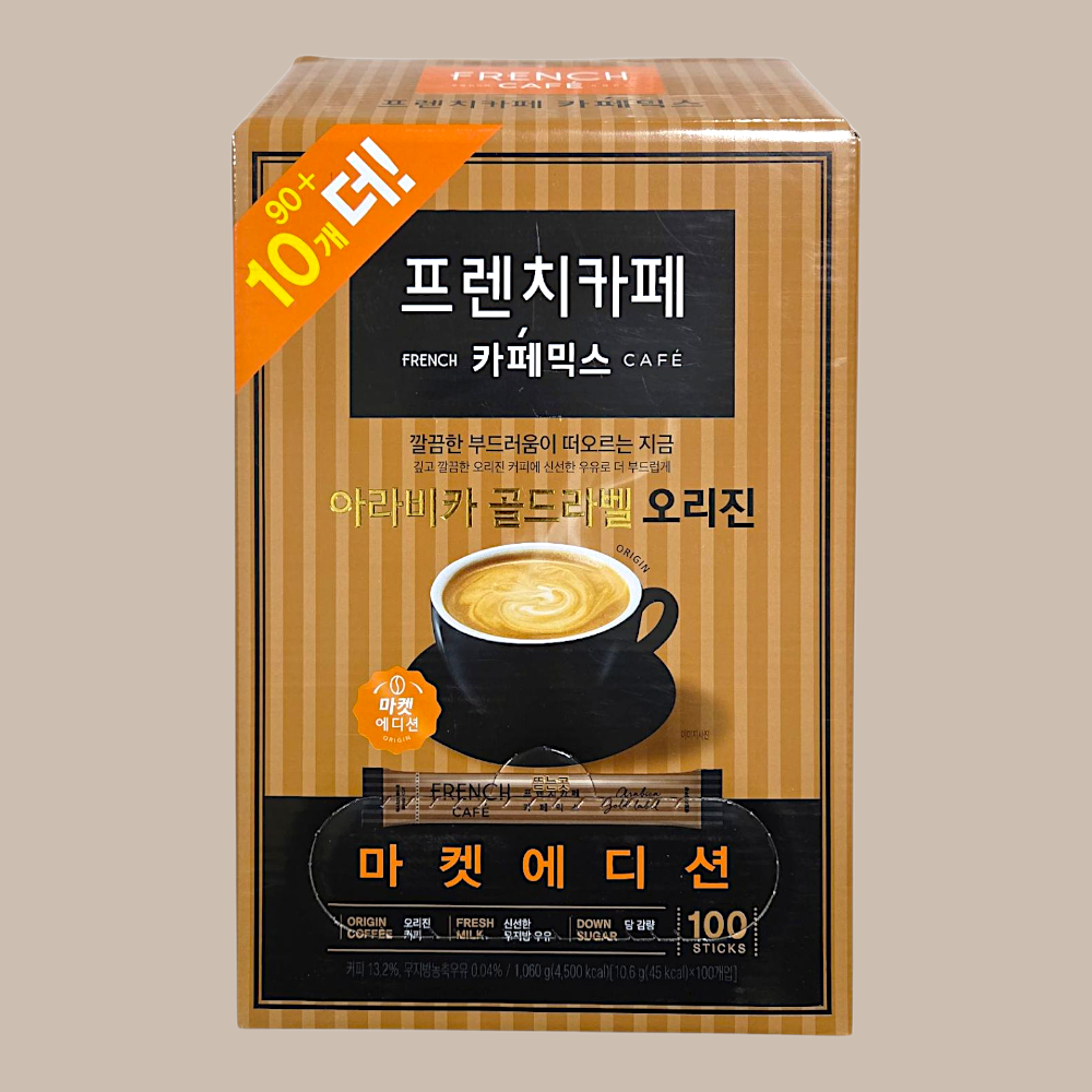 남양 프렌치카페 카페믹스 아라비카 골드라벨 오리진 10.6g x 100개입