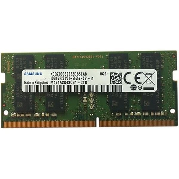 삼성 16GB DDR4 PC4-21300, 2666MHz, 260핀 SODIMM, 1.2V, CL 19 노트북 램 메모리 모듈