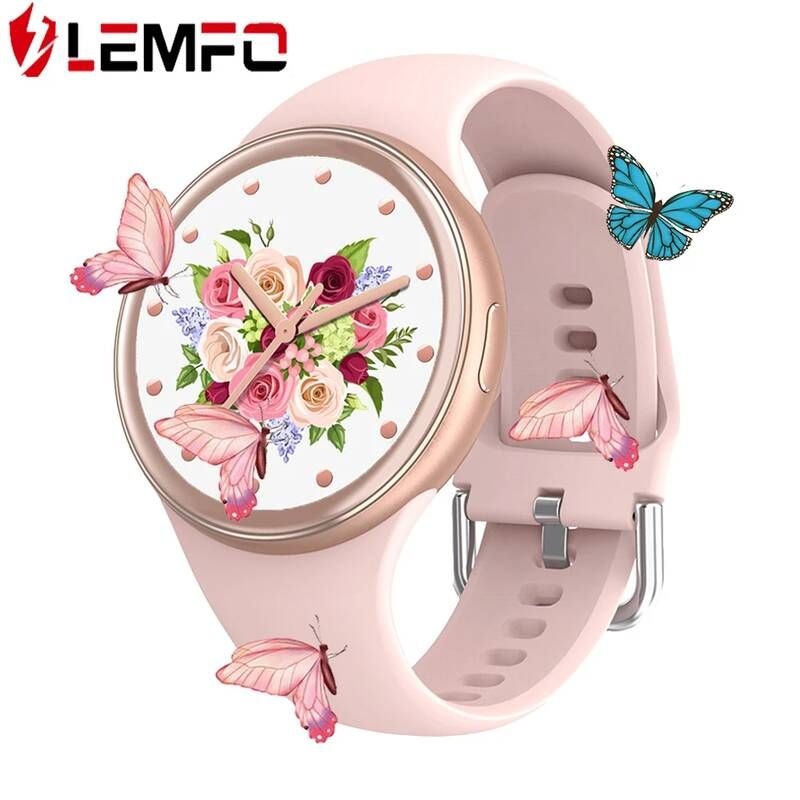 [해외] 스마트워치 LEMFO J2 여성 Smart시계 HD 풀 터치 스크린 IP68 방수 DIY 시계 얼굴15 일 대기 스마트 워치 안드로이드 IOS