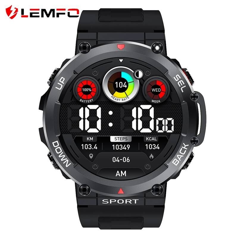 [해외] 스마트워치 LEMFO LF33 smart 시계 전화를 받다 블루투스 통화 스포츠 커스텀 다이얼 IP68 방수 400mAh 배터리 smart시계 PK