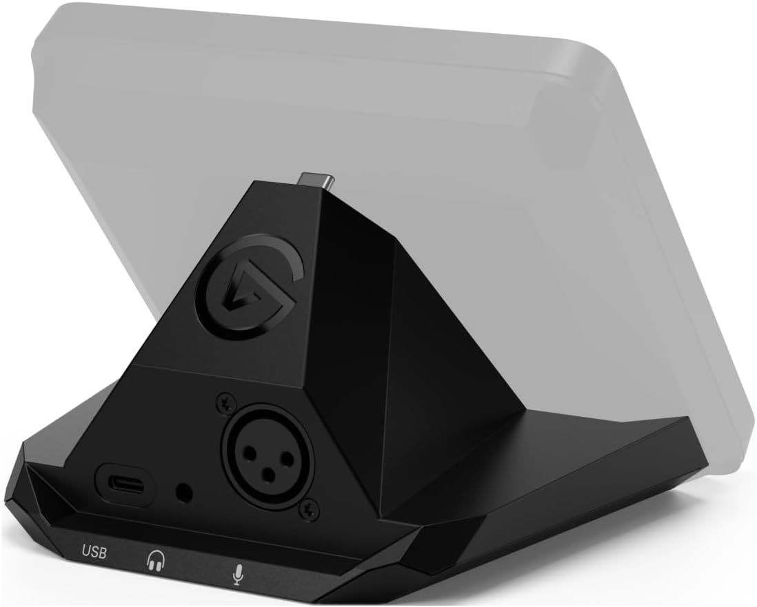 Elgato XLR Dock MK.2 – 스트림 덱 + 80dB 이득 팬텀 파워 클립가드 2.0 DSP 이펙트 USB-C 모든 마이크와 작동 | XLR-to-USB