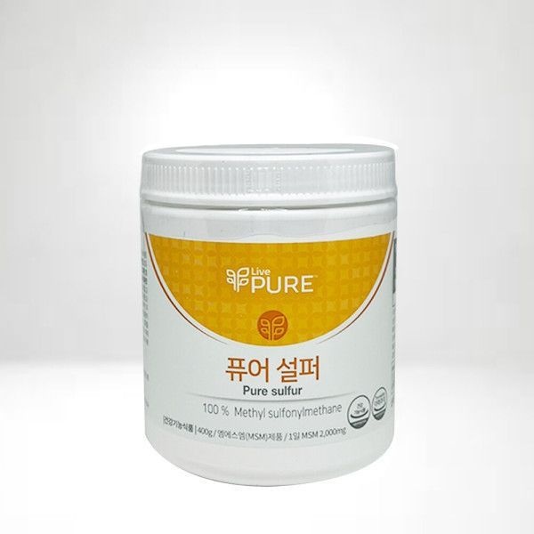 제네시스 퓨어설퍼 400g /MSM식이유황