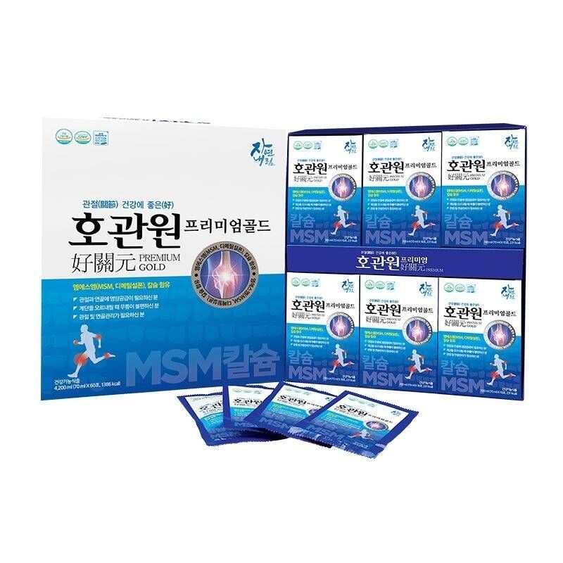 관절건강에 좋은 MSM 호관원 프리미엄골드 70ml x 60포(월분)