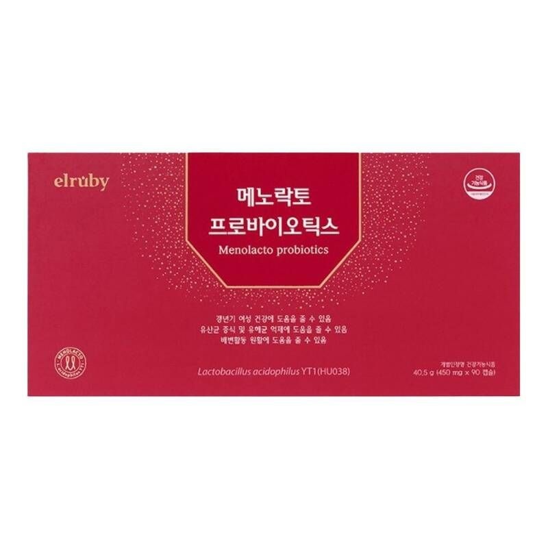 메노락토 프로바이오틱스 박미선 유산균 450mg x 90캡슐 1박스