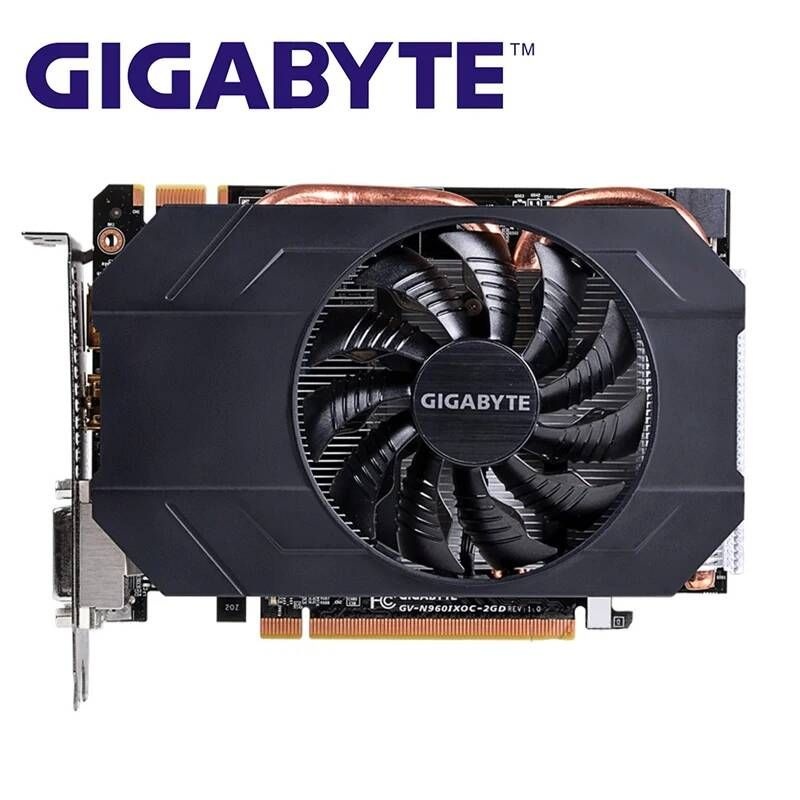 [해외] 기가 바이트 GTX960 2GB 그래픽 카드 GPU 128Bit GDDR5 비디오 맵 nVIDIA Geforce GTX 960 2G PCI-E X16 Hdmi Dvi OC 중고
