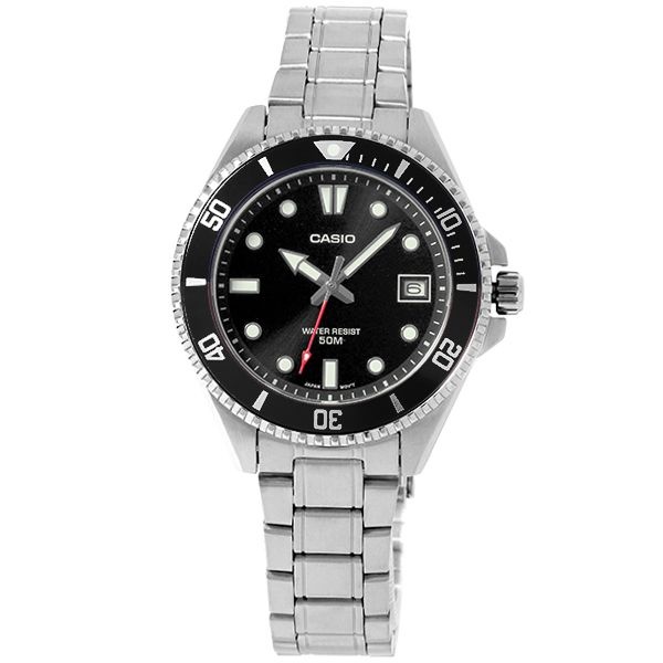 타임플래닛 CASIO MDV-10D-1A1 미니 흑새치 다이버 시계