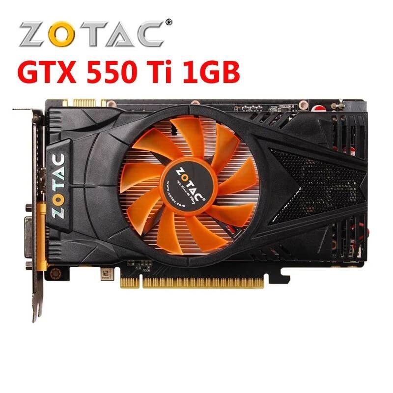 UnKnown [해외] ZOTAC-그래픽 카드 GeForce GTX550Ti 1GB GDDR5 비디오 nVIDIA Map GTX 550 Ti 1G 인터넷 카페 에디션 1GD5 Dvi VGA 중고