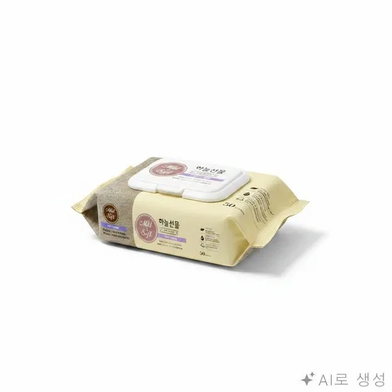 순한물티슈 50매 캡형 10개 가정용물티슈 아기물티슈 청소물티슈 대용량물티슈