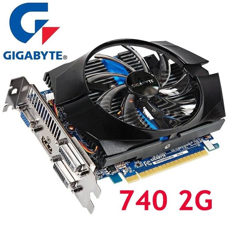 [해외] Geforce GTX650 보다 강한 GT740-2GB VGA 카드 용 기가 바이트 GT 740 2 비디오 128Bit GDDR5 그래픽