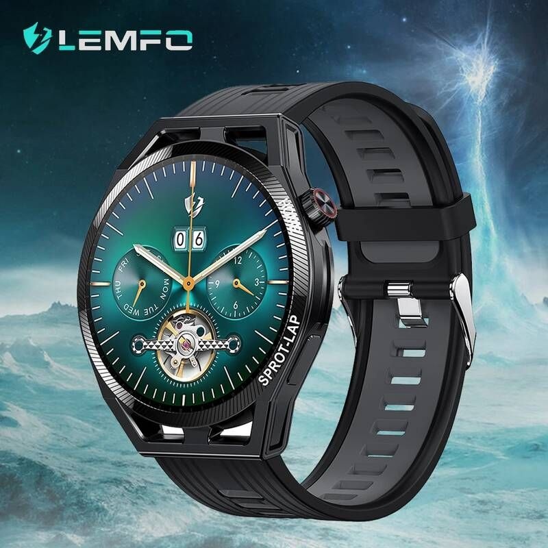 [해외] 스마트워치 LEMFO LF31 스마트 워치 남자 NFC 스포츠 Smart시계 블루투스 통화 360 HD IP68 방수 대기 안드로이드 IOS