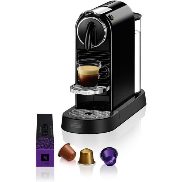 Nespresso [해외] [관부가세포함] De'Longhi 드롱기 네스프레소 Citiz EN167.B 캡슐 머신, 고압 펌프 and 이상적 온도 컨트롤 without Aeroccino (
