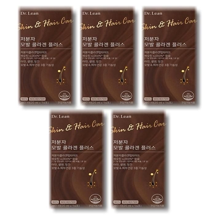 닥터린 저분자 모발 콜라겐 플러스 20ml x 14포 5박스