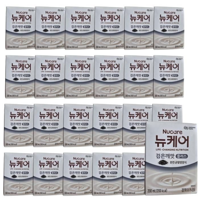 뉴케어 당플랜  플러스  검은깨맛  혈당관리 영양식 당관리식 200ml  24개