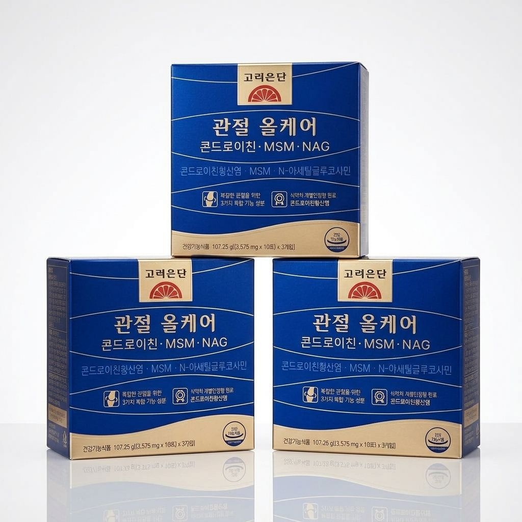 고려은단 관절 올케어 콘드로이친·MSM·NAG 30포 3박스