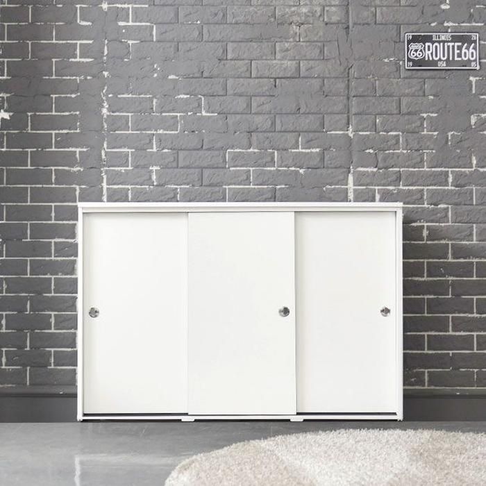 [프로셀러] HZY115 슬라이딩 수납장 1200 3colors