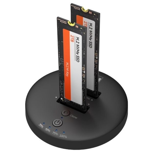인네트워크 SSD 도킹스테이션 IN-NDK2P INV168 2베이 M.2 NVMe M Key & B+M USB3.2 Gen2 4162135