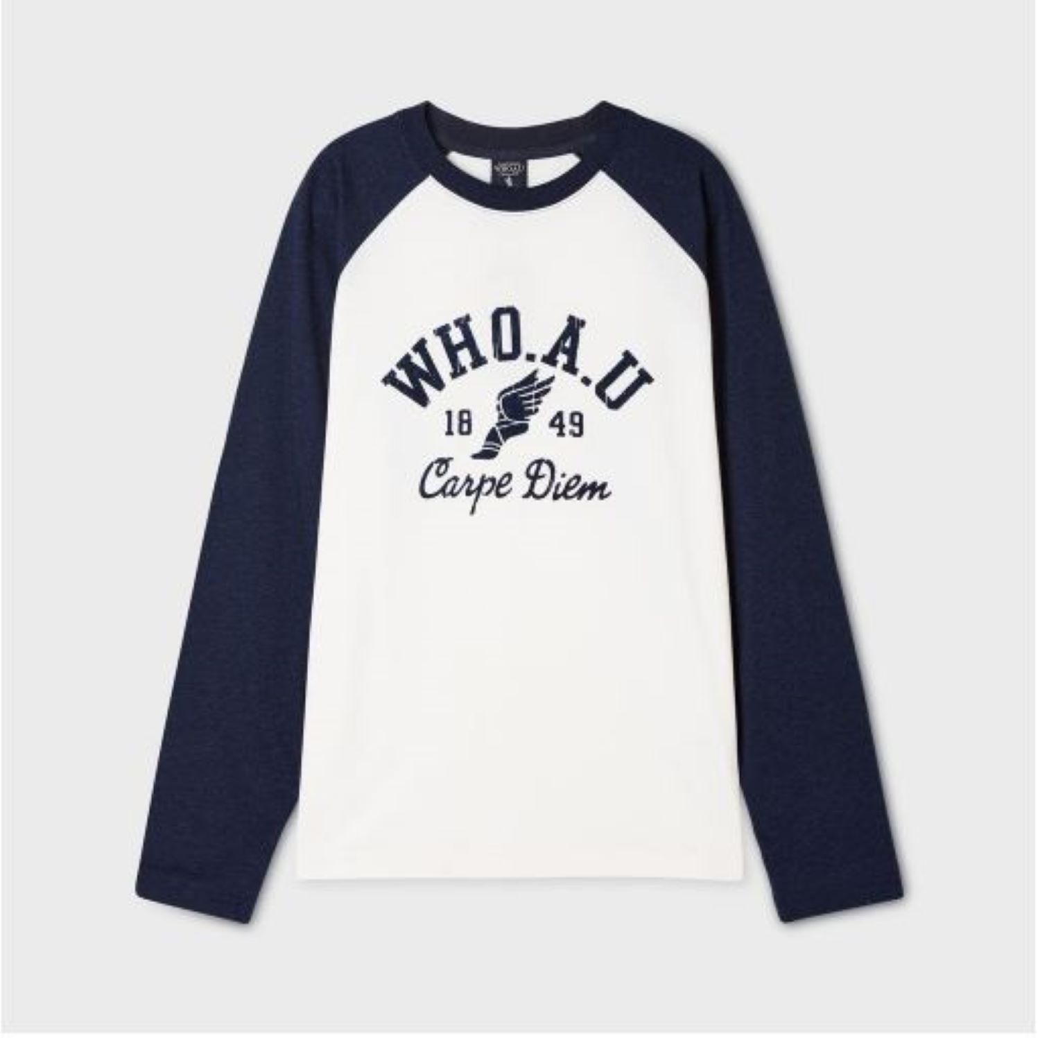 공용 Campus Raglan Long Sleeve T-shirt WHLAG3823U